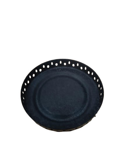 Tapa quemador esmaltada chica con moldura 65 mm