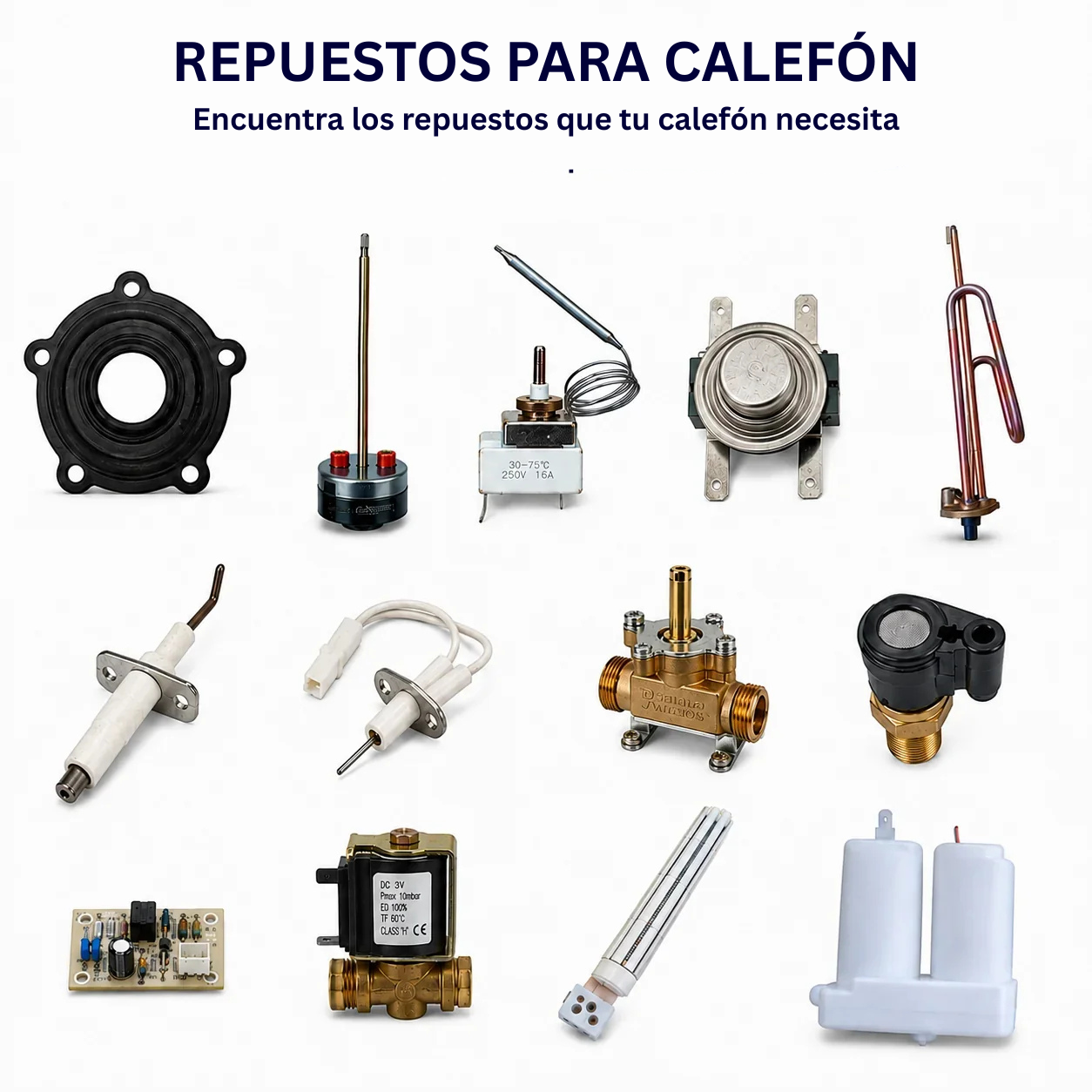 Repuestos para calefón