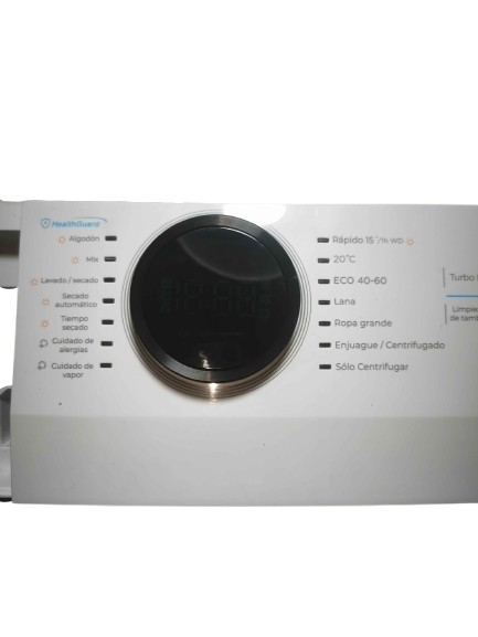 Placa display y panel frontal lavasecarropas Midea