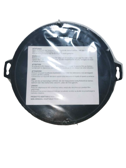 Filtro de carbón activo 21cm diámetro 3cm alto para campanas Cata, Ariston, Bosch, Candy, DeLonghi, Electrolux y mas