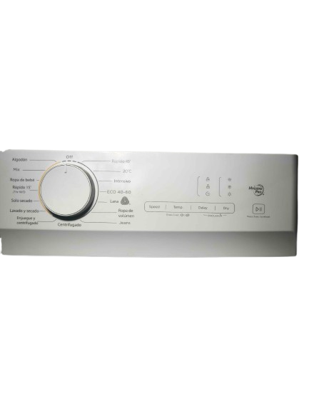 Panel frontal lavasecarropas Smartlife SL-WDFL107W
