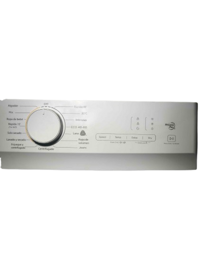 Panel frontal lavasecarropas Smartlife SL-WDFL107W
