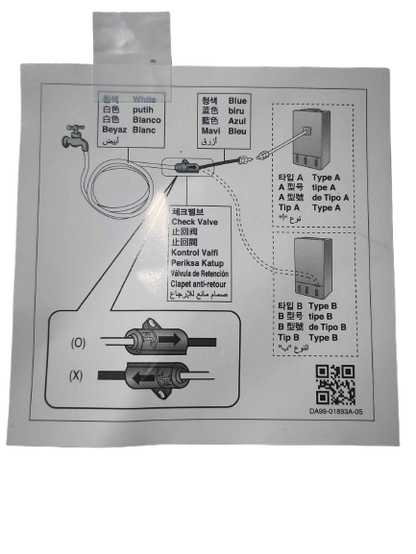 Kit de instalación rápida para agua refrigerador Samsung