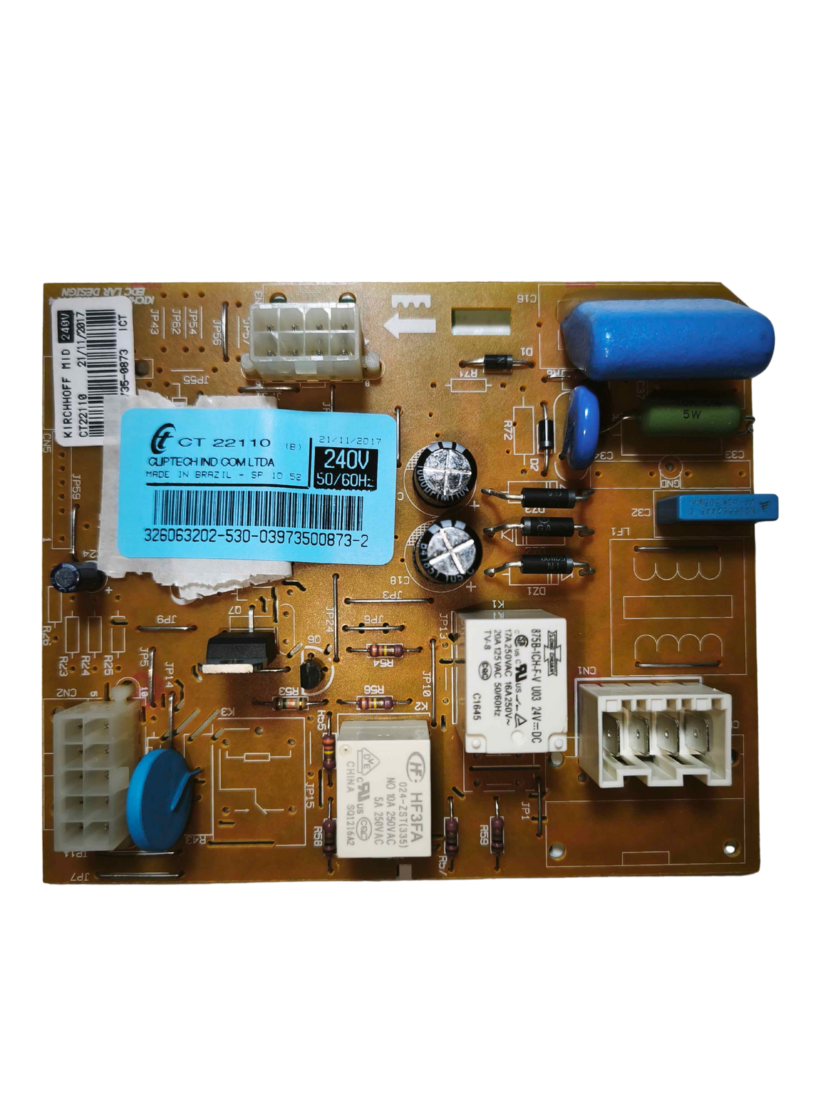 Placa principal refrigerador Whirlpool - Consul - Brastemp - 326063202