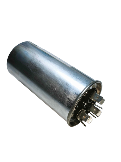 Capacitor / condensador 35 mf +6 mf metal - 450 V