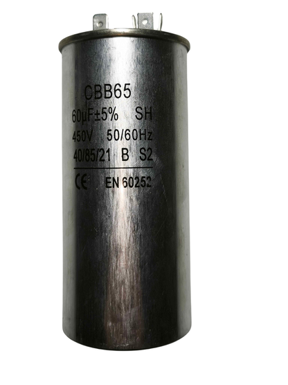 Capacitor / condensador 60 mf metal - 450 V