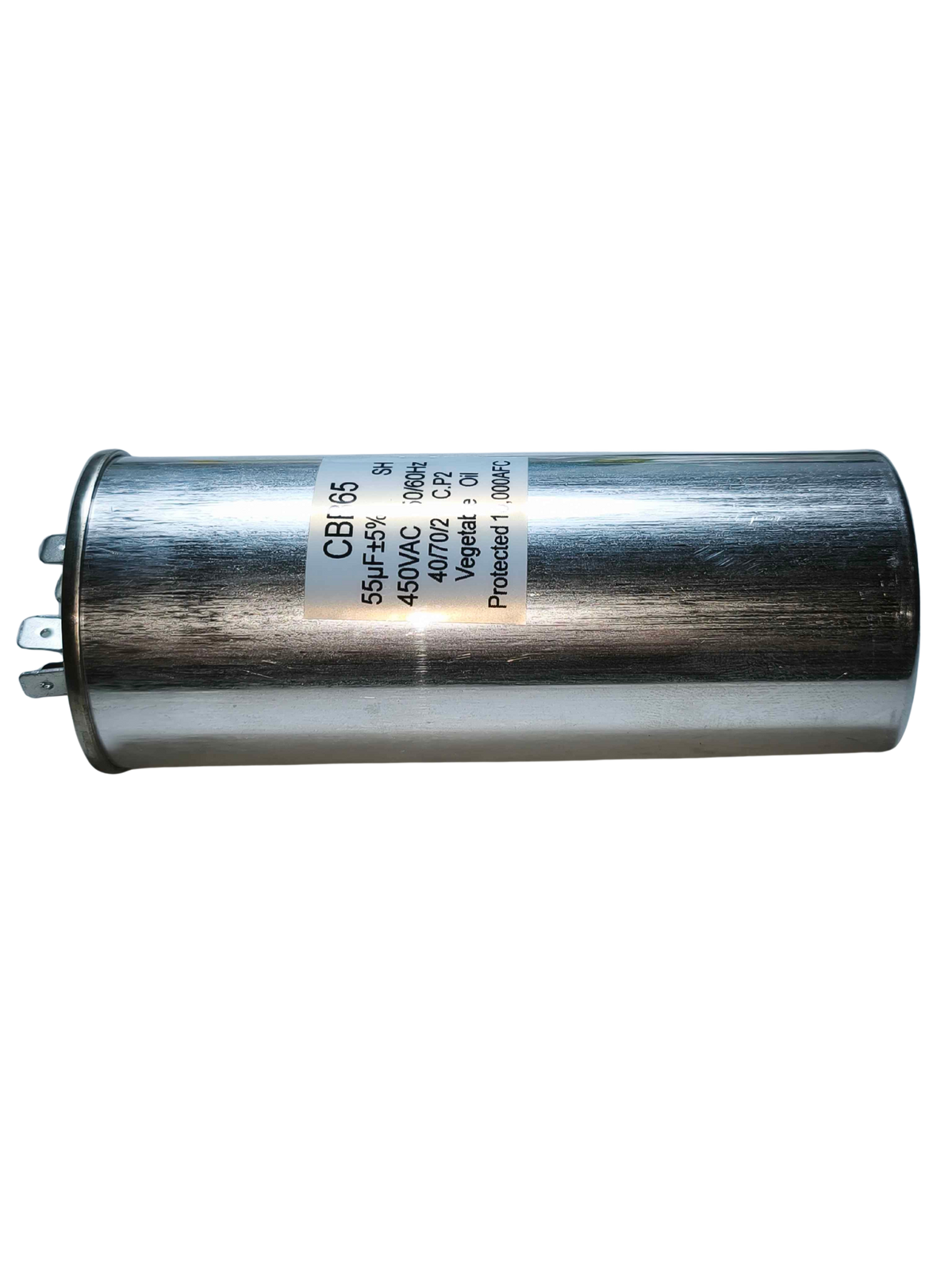 Capacitor / condensador 55 mf metal - 450 V