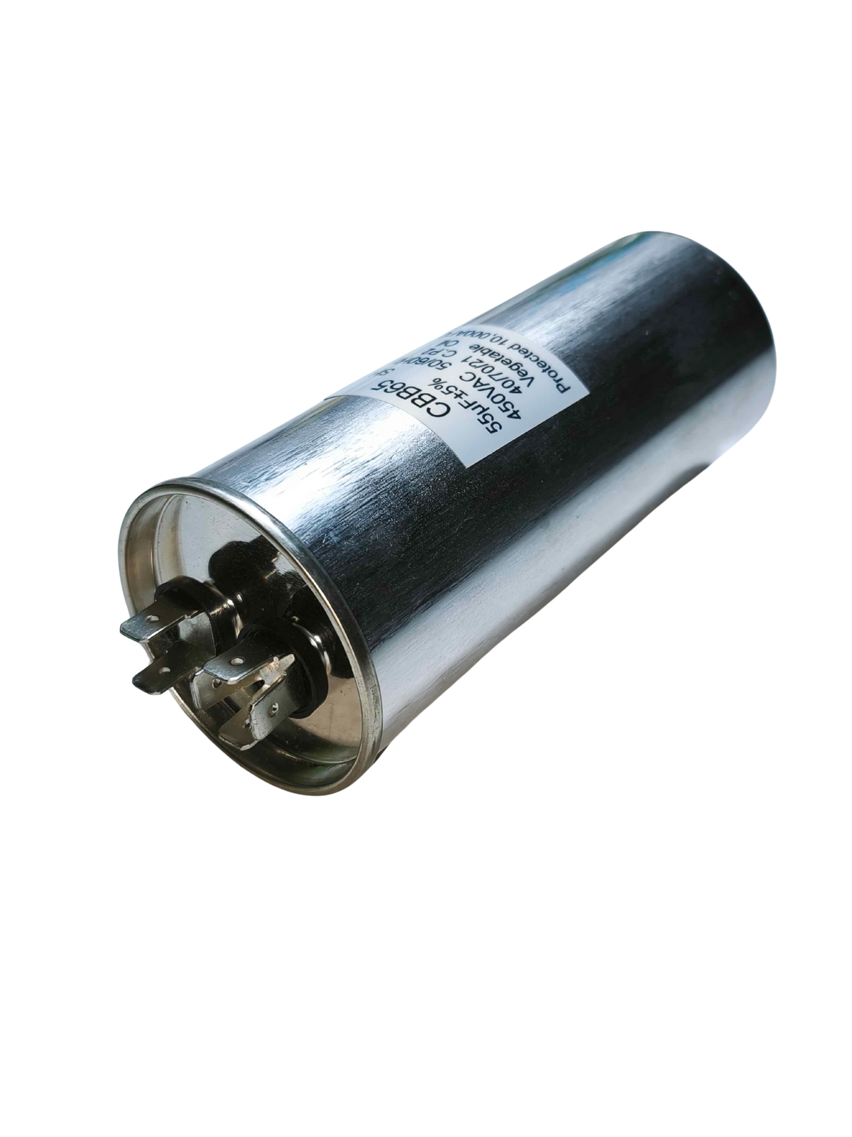 Capacitor / condensador 55 mf metal - 450 V