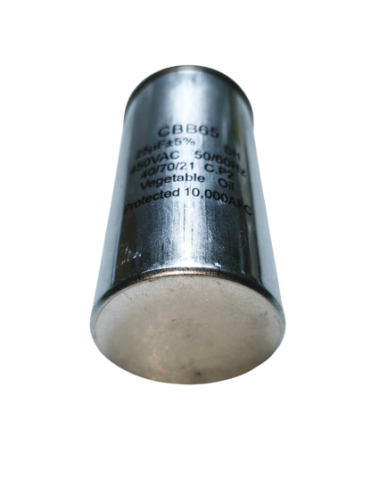 Capacitor / condensador 25 mf metal - 450 V