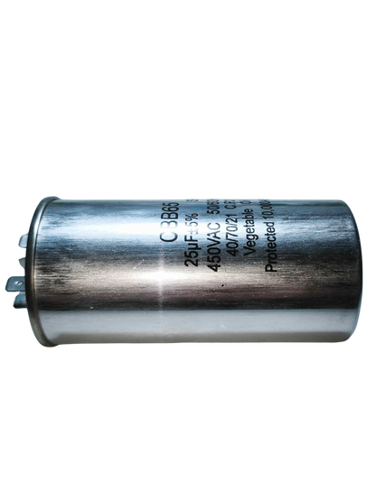 Capacitor / condensador 25 mf metal - 450 V
