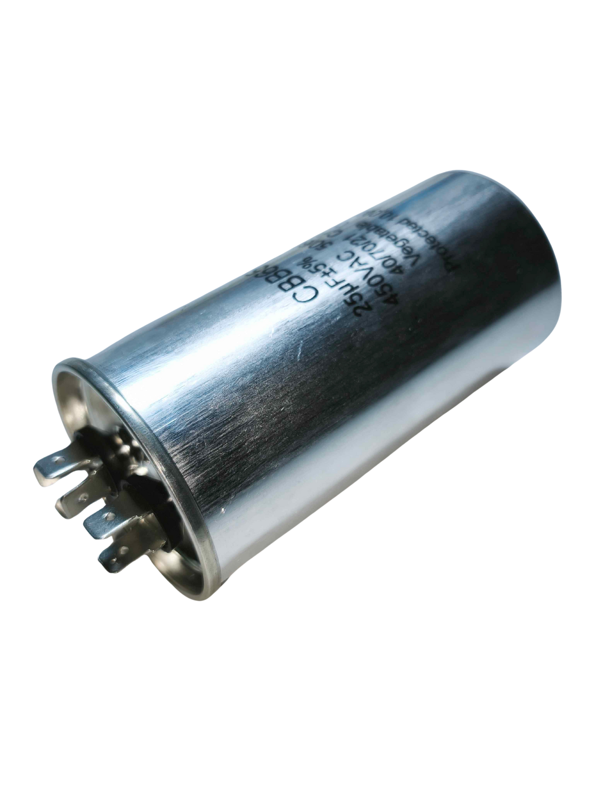 Capacitor / condensador 25 mf metal - 450 V