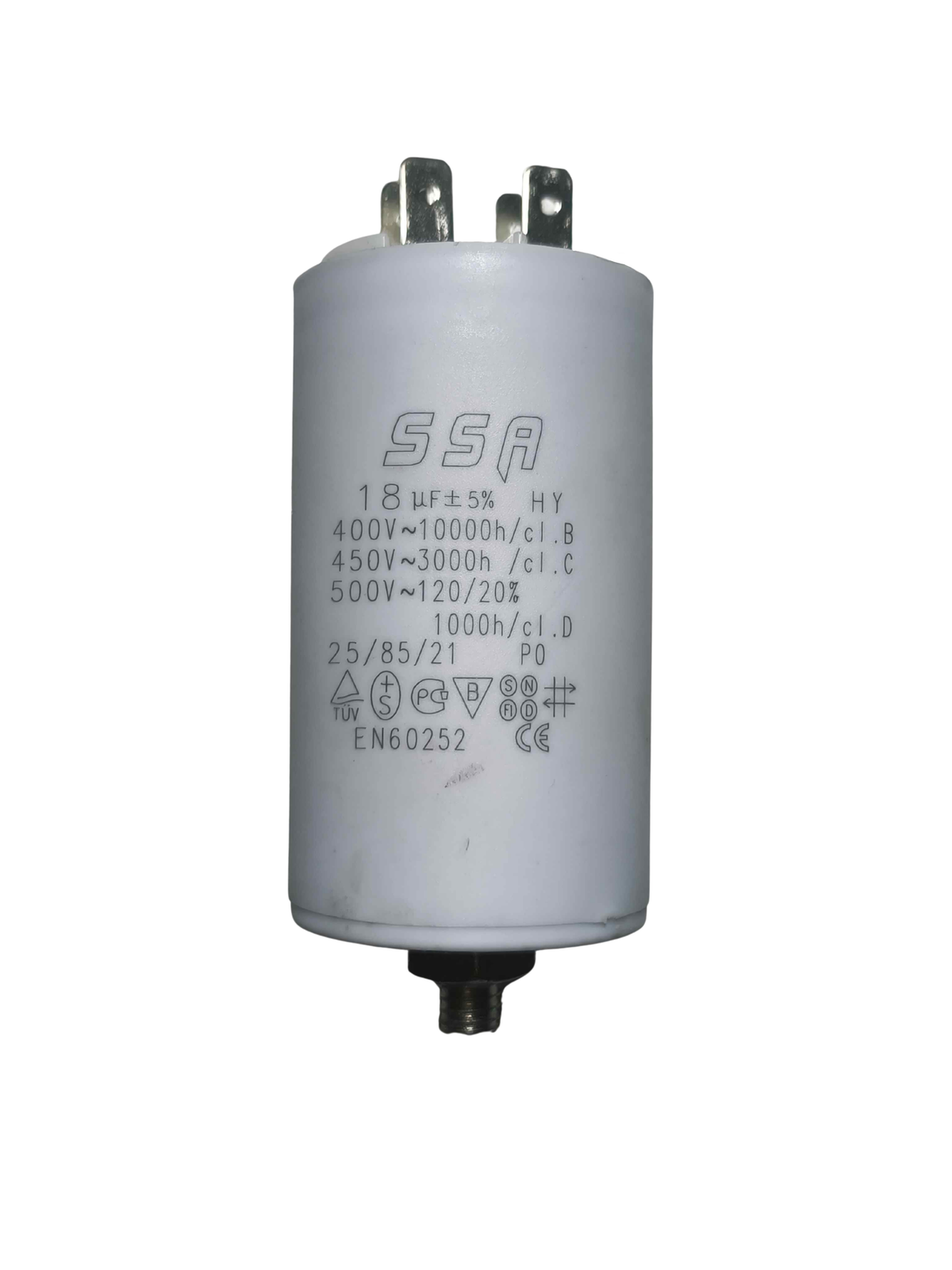 Capacitor / condensador 18 mf - 450 V - ATE