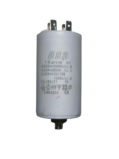 Capacitor / condensador 18 mf - 450 V - ATE