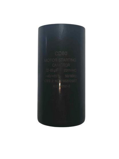 Capacitor / condensador 72 - 86 mf - 220 V