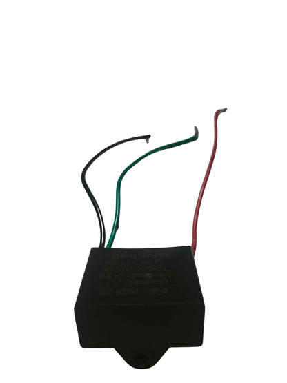 Capacitor / condensador 0.60 + 1 mf - 450 V