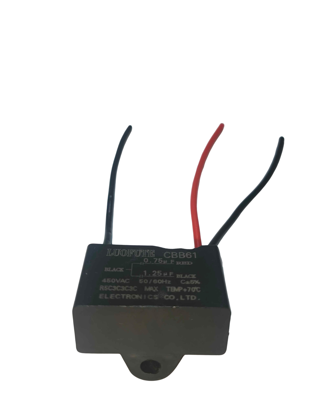 Capacitor / condensador 0.75 a 1.25 mf - 450 V