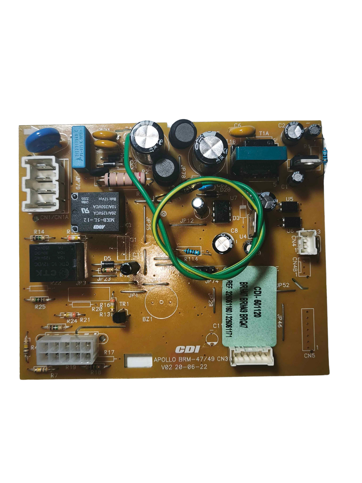 Placa principal refrigerador Whirlpool - Consul - Brastemp 326061171 / 326061160 / W10314646