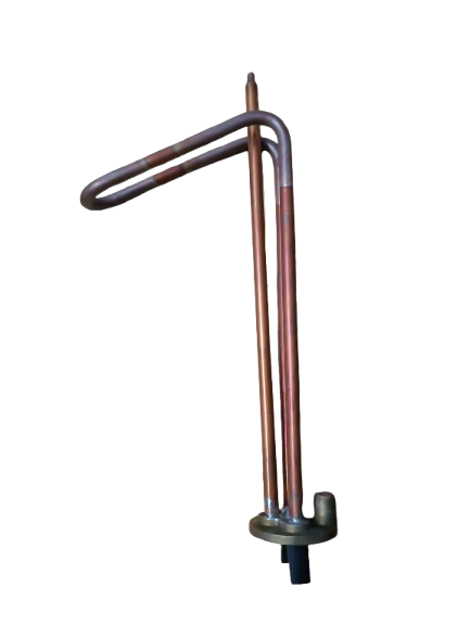 Resistencia calefón 1500 W - china 90º platina