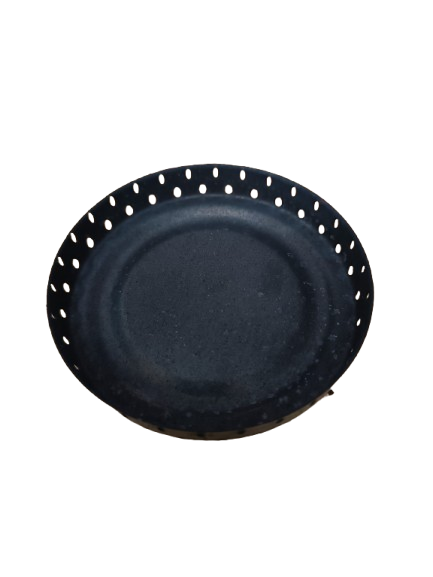 Tapa quemador esmaltada grande con moldura 75 mm