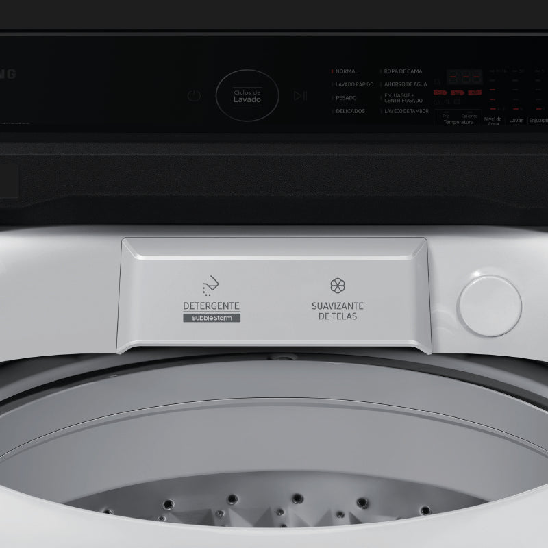 Lavarropas carga superior Samsung SAWA19CG6441BW